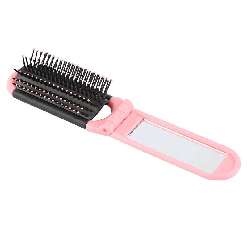 2-in-1 Folding Massage Hair Brush