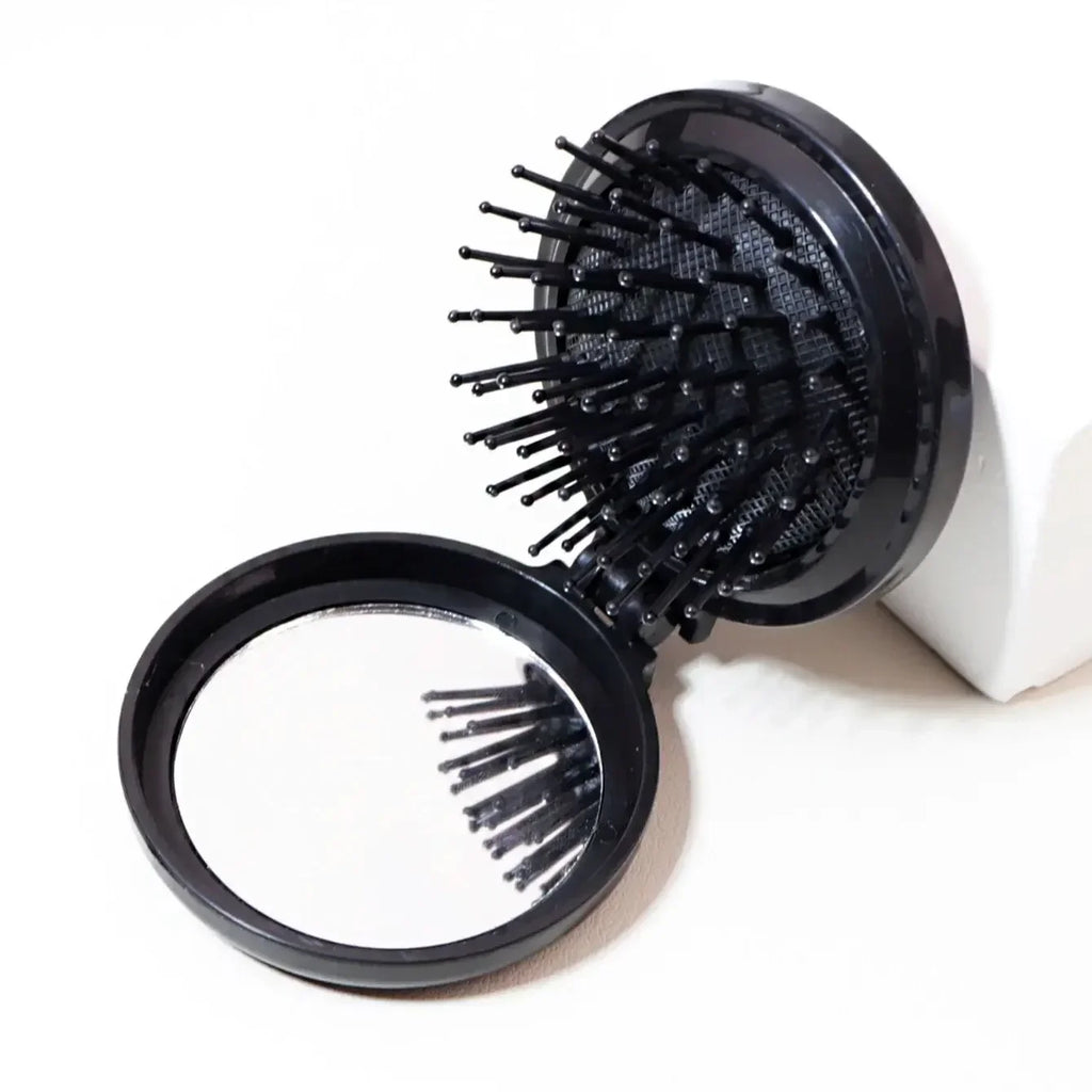 Mini Folding Anti-Static Hair Brush