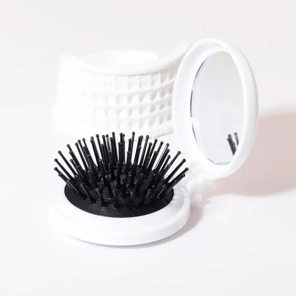 Mini Folding Anti-Static Hair Brush