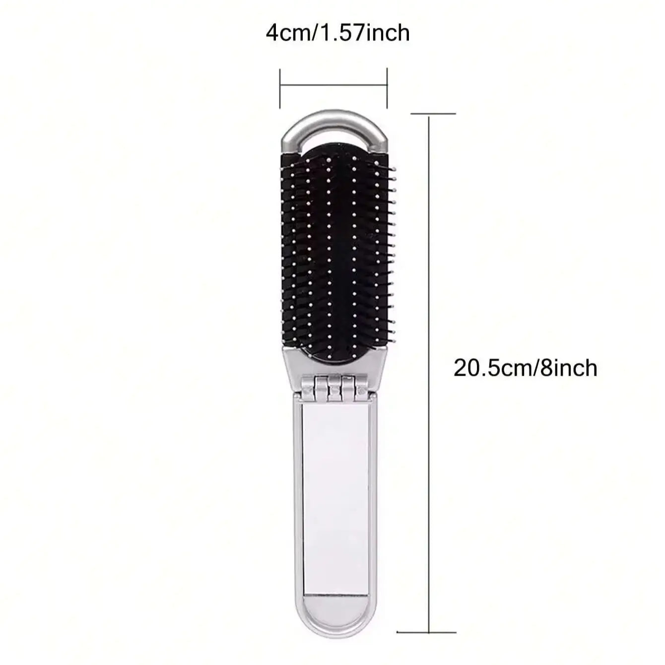 2-in-1 Folding Massage Hair Brush